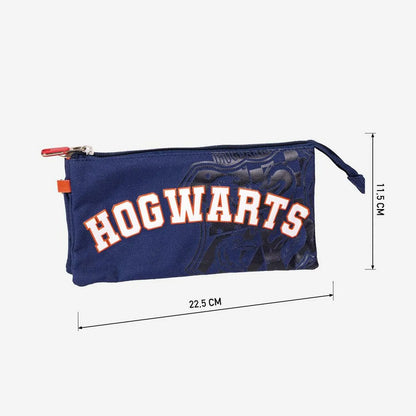 Trojitý Peračník Harry Potter Howarts 22,5 x 2 11,5 Cm Tmavo Modrá - Kancelária a Kancelárske Potreby školský