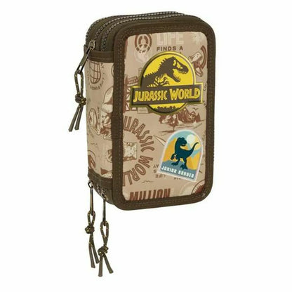 Trojitý Peračník Jurassic World 12,5 x 19,5 5,5 Cm 37 Kusy - Peračníky s Vybavením