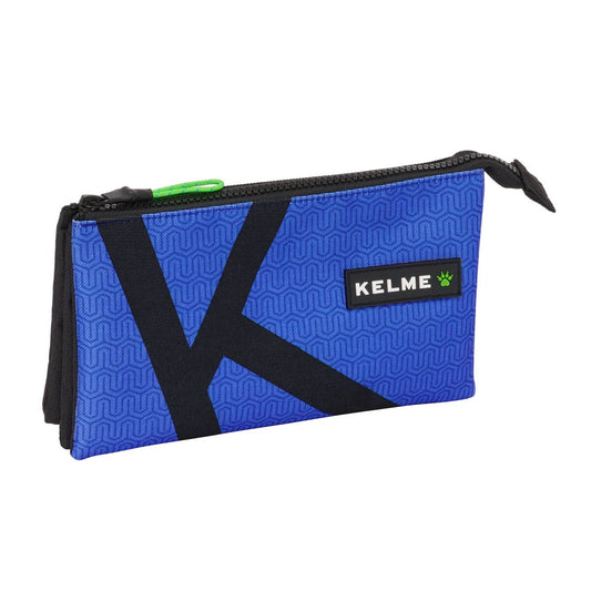 Trojitý Peračník Kelme Royal Modrá čierna 22 x 12 3 Cm - Peračníky Trojité