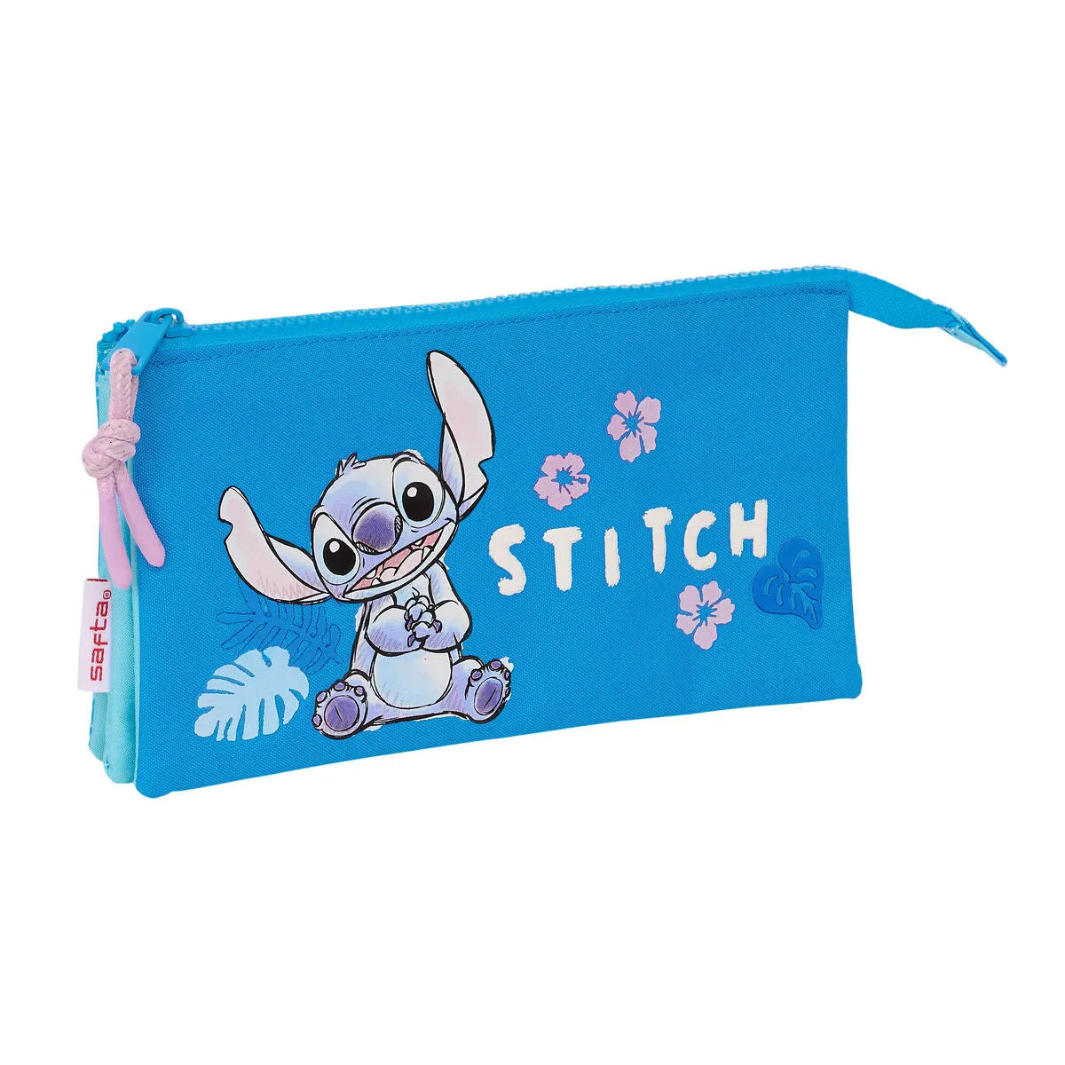 Trojitý Peračník Lilo & Stitch Hawaii Modrá 22 x 12 3 Cm - Peračníky Trojité