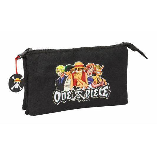 Trojitý Peračník One Piece čierna 22 x 12 3 Cm - Peračníky Trojité