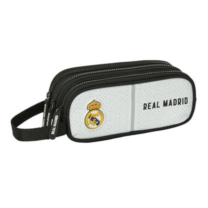 Trojitý Peračník Real Madrid C.f. Biela Sivá 21 x 8.5 7 Cm - Peračníky Trojité