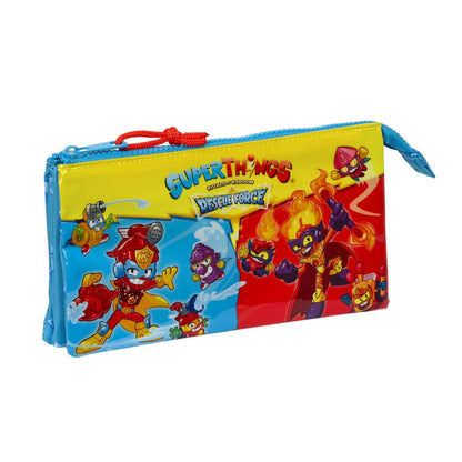 Trojitý Peračník Superthings Rescue Force Modrá 22 x 12 3 Cm - Kancelária a Kancelárske Potreby školský