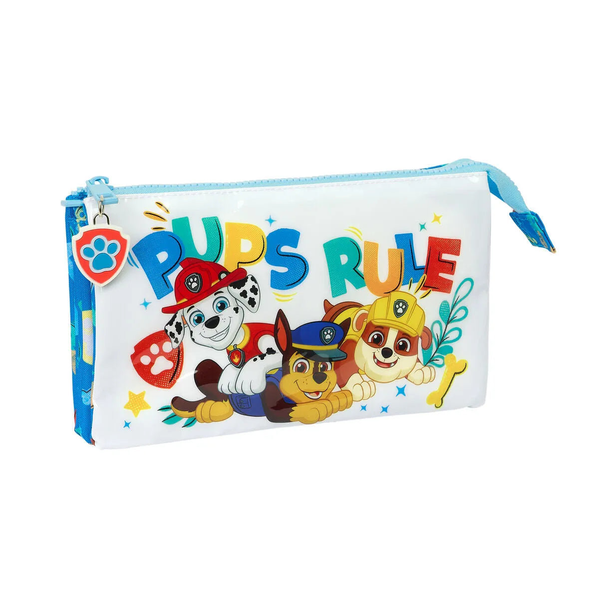 Trojitý Peračník The Paw Patrol Pups Rule Modrá 22 x 12 3 Cm - Kancelária a Kancelárske Potreby školský