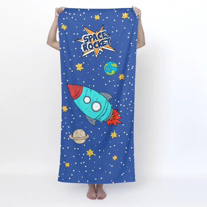 Uterák do Kúpeľne Happyfriday Mr Fox Space Rocket Viacfarebná 70 x 150 Cm - Domácnosť a Kuchyňa Kúpeľňa