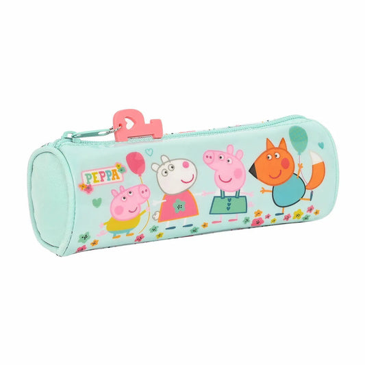 Valcové školské Púzdro Peppa Pig Cosy Corner Svetlá Modrá (20 x 7 Cm) - školské Púzdra