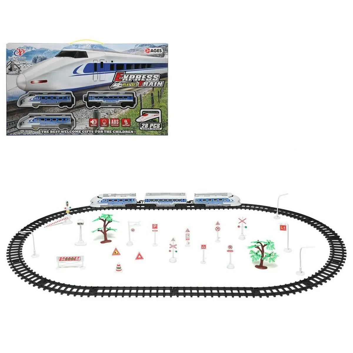 Vlak s Okruhom Express Playset Train - Hračky a Hry Vozidlá - Bb