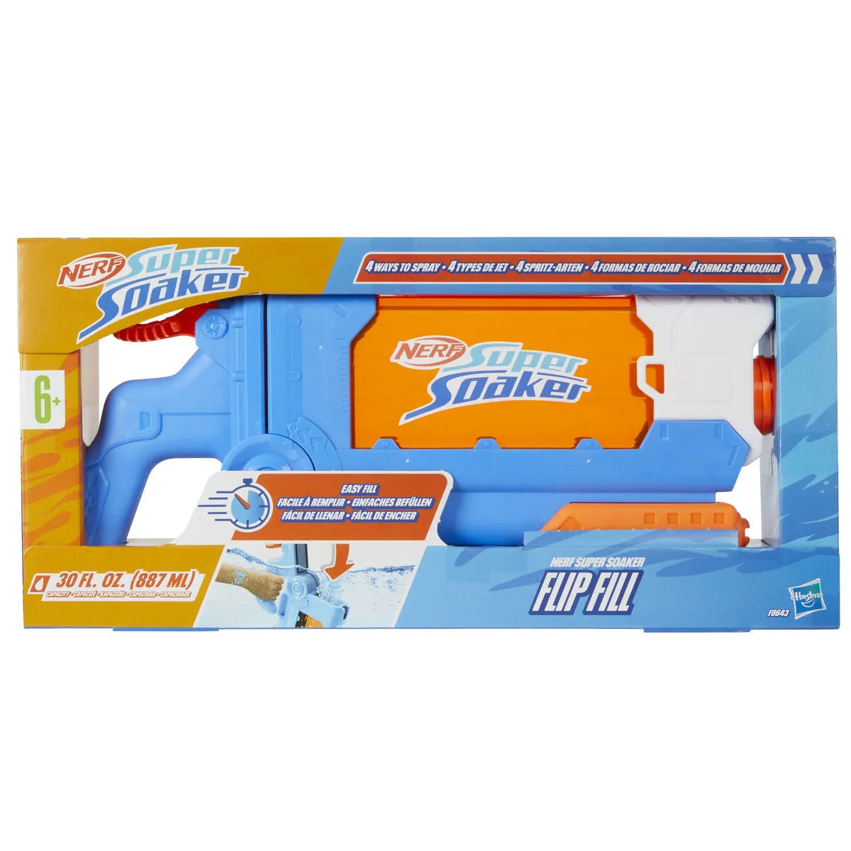 Vodná Pištoľ Hasbro Nerf Super Soaker Soa Flip 21,5 x 45 Cm - Hračky a Hry Outdoor športy