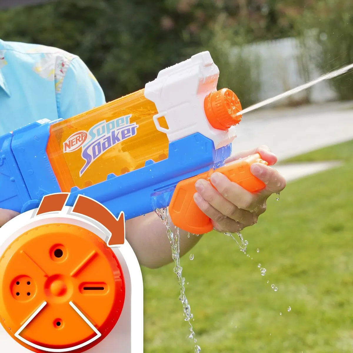 Vodná Pištoľ Hasbro Nerf Super Soaker Soa Flip 21,5 x 45 Cm - Hračky a Hry Outdoor športy