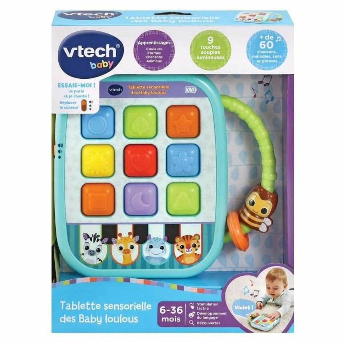 Vzdelávacia Hra Vtech Baby Tablette Sensorielle Des Baby Loulous Viacfarebná (1 Kusy) - Hračky a Hry Súpravy Doplnky