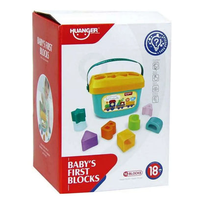 Vzdelávacie Hračky Baby’s First Blocks 16 Kusy - Hračky - Bb