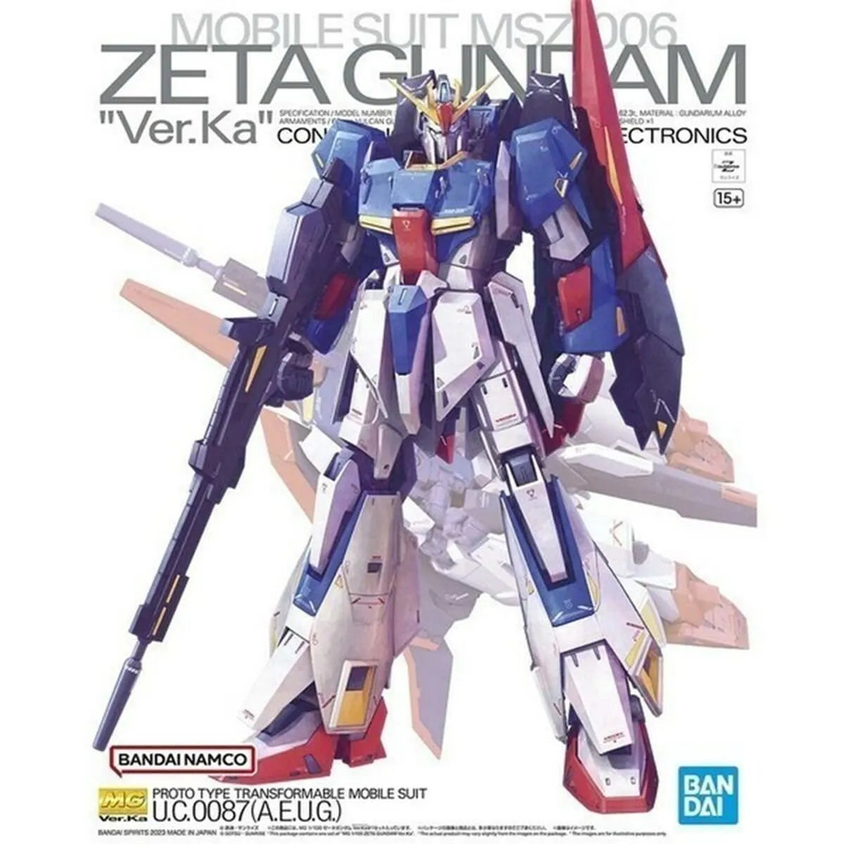 Zberateľská Postavička Bandai 1/100 Zeta Gundam Ver.ka - Hračky a Hry Zberateľné